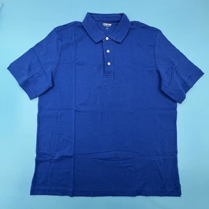 Polo Land End Para Hombre Talla:GRANDE Manga Corta Ajuste Tradicional Color:AZUL BRILLANTE - Imagen 1 de 6