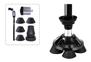 BigAlex 4Tips Replacement for Folding Walking Cane(MG Alloy Base) - Picture 1 of 2
