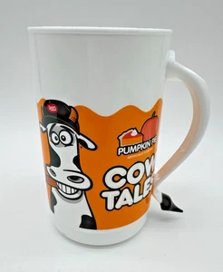 Taza de plástico publicitaria coleccionable cuentos de vacas "Pumpkin Pie" de Goetze RARA - Imagen 1 de 7