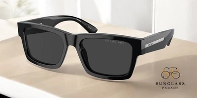 Gafas de sol para hombre PRADA PR 25ZS 1AB08G negras polares negras polarizadas 53 mm Foto 1 de 2