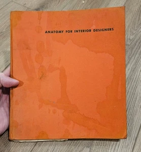 1948 Anatomy for Interior Designers Schroeder – First Edition HC DAMAGED Rare - Imagen 1 de 20