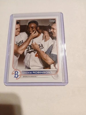 2022 Topps Update Series Jackie Robinson Variation SP #US42 Dodgers - Image 1 of 2