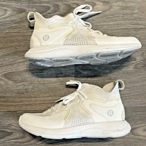 Lululemon Größe 6 Chargefeel Trainingsschuhe Mid 2 Turnschuhe weiß Mesh Fitnessstudio Freizeit - Bild 1 von 8