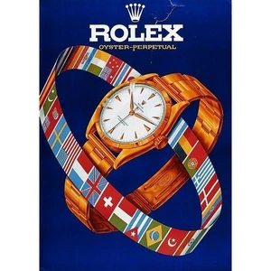 ROLEX VINTAGE AD POSTER Classic Luxury Watch - Glossy Printed Photo 5x7 - Picture 1 of 1