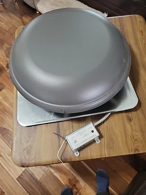 Ventilador de 15" Air Vent 1500 CFM carbón techo eléctrico ASR-HP ventilación ático Foto 1 de 4