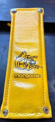 NOS TM Old School BMX OEM Genuine Mongoose Yellow Double Gooseneck Pad - Image 1 of 2