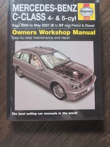 Haynes 4780 manual for Mercedes Benz C-Class 4&5 Cyl, 2000 to 2007 - Picture 1 of 2
