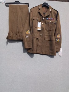Ejército Británico RSM WO1 Nº2 Uniforme Chaqueta y Pantalón REME FAD 38" Pecho - Imagen 1 de 11