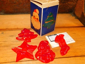 Vintage TANTE KÜKEN Frohe Weihnachten AUSSTECHFORMEN Weihnachtsbaumstrumpf NEUWERTIG - Bild 1 von 10