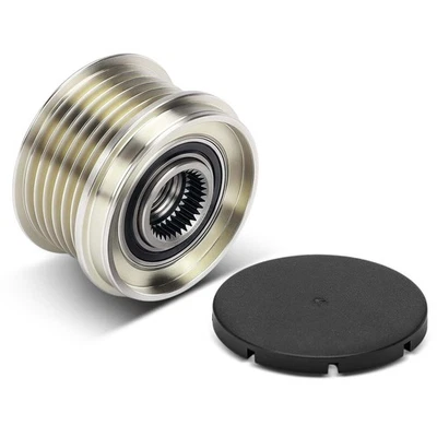 Alternator Clutch Pulley for Porsche 911 10-11 Cayman Boxster 6 Groove Clockwise - Image 1 of 4