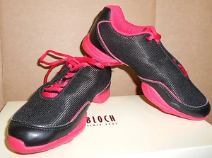 Dance Sneakers BLOCH SO521L Black Red Ladies sizes. Great for turns $50 retail - Picture 1 of 3