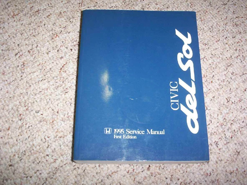 Honda Civic Del Sol 1995 manual de reparación de taller S Si VTEC 1,5 L 1,6 L Foto 1 de 1