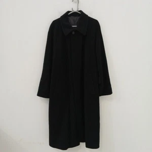 Hugo Boss Men's Coat XL Black 100% Wool Size 50 - Picture 1 of 5