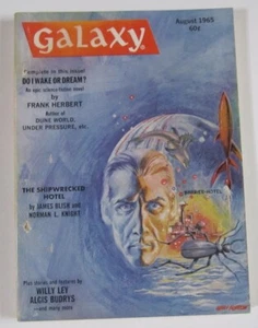 GALAXY August 1965 - Do I Wake or Dream? by Frank Herbert - Picture 1 of 1