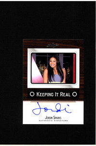 Jordin Sparks Auto 2012 AMERICAN IDOL Pop Century Autograph  SPARKLE Ride Along