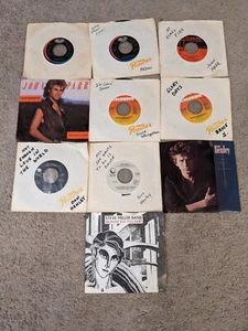 Lot Of 10 Don Henley Bruce Springsteen Heart John Parr Steve Miller Band 45 Rpms - Imagen 1 de 11