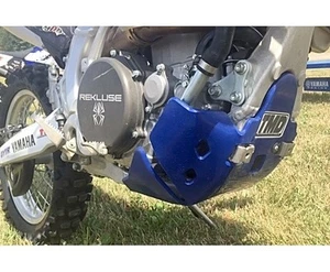 TMD - Blue Plastic Skid Plate for Yamaha 2015-19 YZ250FX WR250F - YAMC-265-BU - Picture 1 of 1