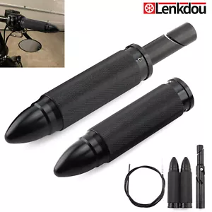 1" Motorcycle Hand Grips Internal Throttle Sleeve For Harley Dyna Bobber Chopper - Foto 1 di 9