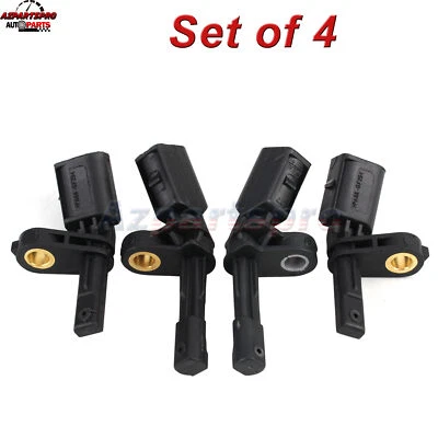 Set 4 ABS Wheel Speed Sensor For VW Volkswagen Amarok 2011-2013 Beetle 2012-2019 - Image 1 of 4