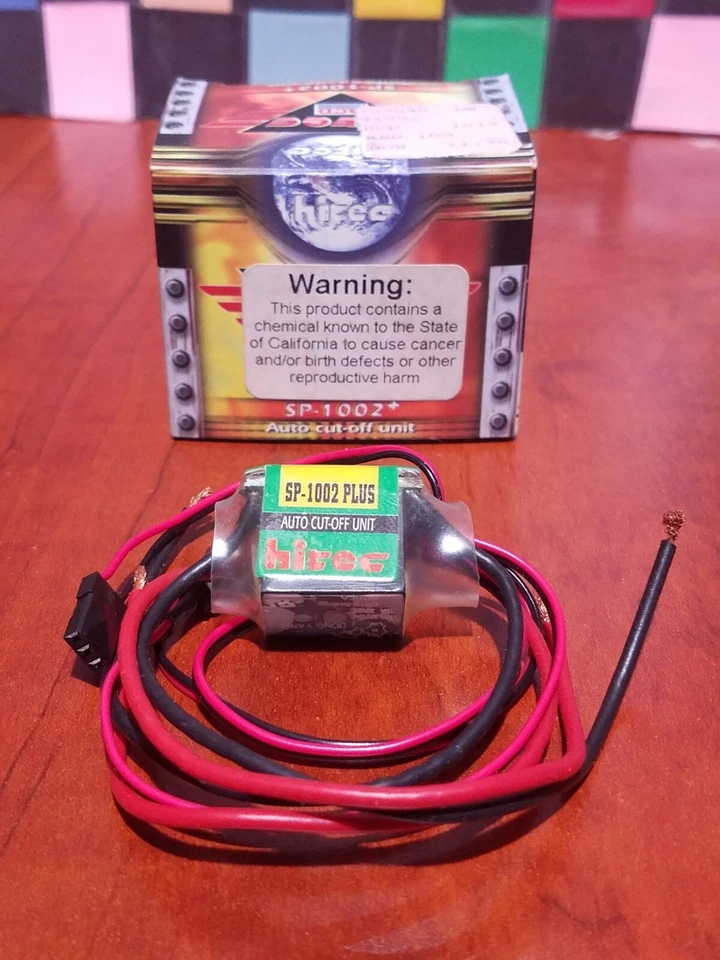 Vintage RC HITEC SP-1002 Plus Auto Cutoff Switch New With Original Box  - Image 1 of 4