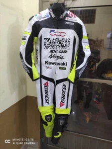 Lederkombi Leder Bikeranzug Rennen Motorrad Lederjacke Hose-XS-S-M-L-XL-XXL-3XL - Bild 1 von 5