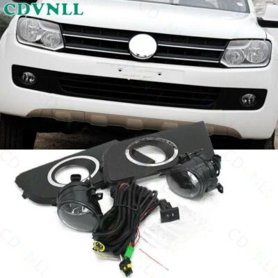 For Volkswagen Amarok 2011-2015 Front Bumper Fog Light Cover Switch Wire Bulb Foto 1 de 4