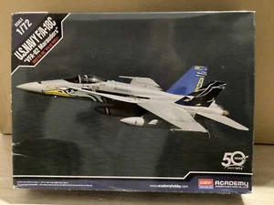 Academy 1/72 US Navy F/A-18C Marauders pre-owned 2017 kit w/ combined post - Picture 1 of 9
