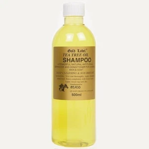 Elico Gold Label Tea-Tree Horse Shampoo 500ml, anti-bacterial, anti-fungal - Picture 1 of 1