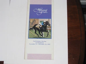1985 Hollywood Park Program (The National Sprint Championship) HOF-Precisionist - Picture 1 of 10