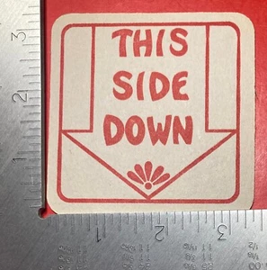 THIS SIDE DOWN CHILI'S GRILL UND BAR LOGO 3,5 ZOLL RUNDER BIERUNTERSETZER CHILIS - Bild 1 von 2