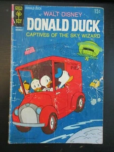 DONALD DUCK #128 IN CAPTIVES OF THE SKY WIZARD, 1969, G+, RARE UFO ISSUE - Picture 1 of 4