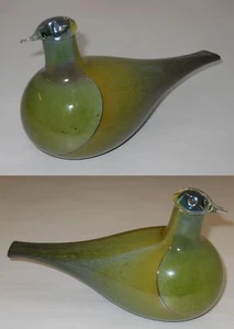 Oiva Toikka Vintage Arte Pájaro Francotirador Sipi Iittala Nuutajarvi Finlandia - Imagen 1 de 1