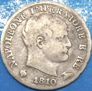 Napoleon 5 Soldi 1810 M - Milano Italien Silber - Bild 1 von 15