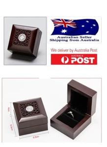 Wooden display Ring Box, gift, jewellery wood box, handmade, engraved,wholesaler - Picture 1 of 15