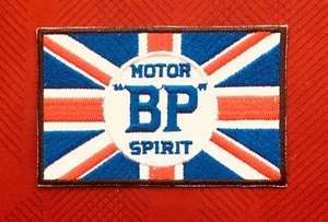 UNION JACK MOTOR BP SPIRIT RETRO BENZIN AUTO ÖL ABZEICHEN EISEN AUFNÄHEN AUFNÄHER - Bild 1 von 1
