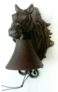CLOCHE CHEVAL EN FONTE - Imagen 1 de 5