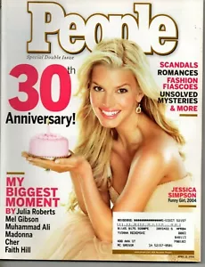 People Mag April 12 2004 Jessica Simpson 30th Anniversary Covers Kobe Bryant - Foto 1 di 3