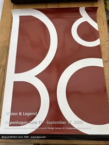 Bang & Olufsen B&O Original Vintage Poster 100 cm x 75 cm - Bild 1 von 15
