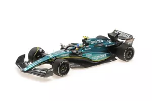 Minichamps Aston Martin AMR23 #14 - Alonso - 3rd Bahrain GP 2023 1/18. 117230114 - Foto 1 di 3