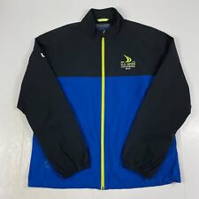 Polo Ralph Lauren Jacket Mens Medium Blue US Open USGA Golf Windbreaker Full Zip