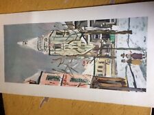 Maurice Utrillo Water Color Print Sidney Z Lucas -   L’Eglise Saint Pierre 