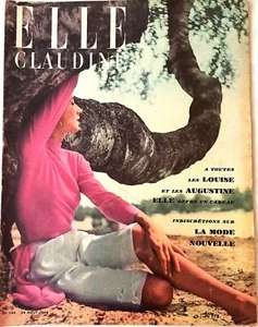 ELLE CLAUDINE Magazine n° 144 du 24 Août 1948 ancienne revue de mode couture - Picture 1 of 3