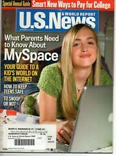 U.S. News & World Report Magazine Sep 18 2006 MySpace Internet College Terror