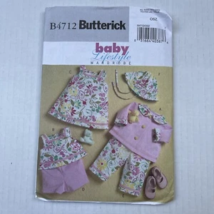 Butterick 4533 Patrón de Costura B4533 Bebé Bebé Niño Pequeño Pecheras Oso Corona Model Nuevo - Imagen 1 de 3