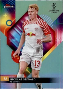 2023 - 24 Topps Finest UEFA Club Competitions Nicolas Seiwald #55 Refractor - Bild 1 von 2