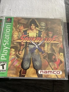 Soul Blade SoulBlade (PlayStation 1 PS1) Black Label CIB COMPLETE & TESTED - Picture 1 of 18