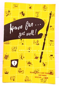 Diviértete Get Well American Heart Assoc. Folleto 8ª edición 1961 - Imagen 1 de 10