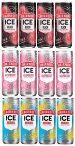 12 Dosen Smirnoff Ice Mix 10% vol. Orginal inc. EINWEGPfand a 0,25L aus 3 Sorten - Bild 1 von 1