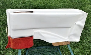 1971-76 Cadillac Coupe Deville PASS SIDE Rear Seat Armrest Pad Panel WHITE  EC~! - Picture 1 of 14