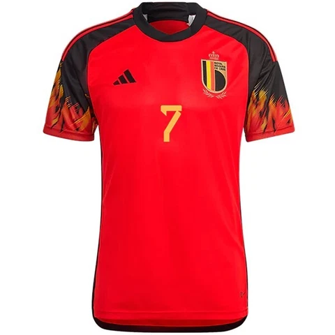De Bruyne Jersey 2022 World Cup Belgium Home Mens Soccer Shirt Sz Med NWT $120 Cover